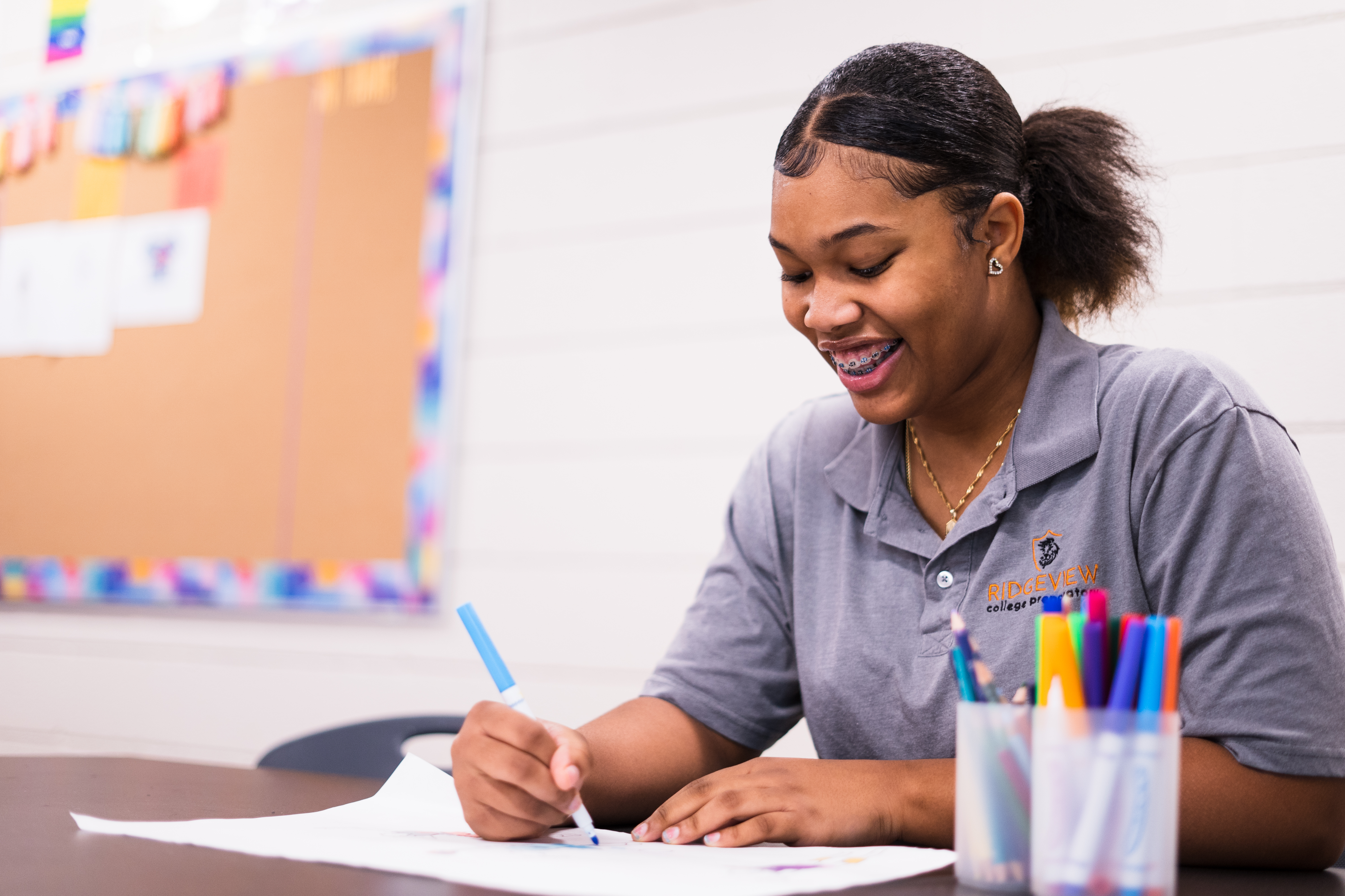 Ridgeview students in classroom